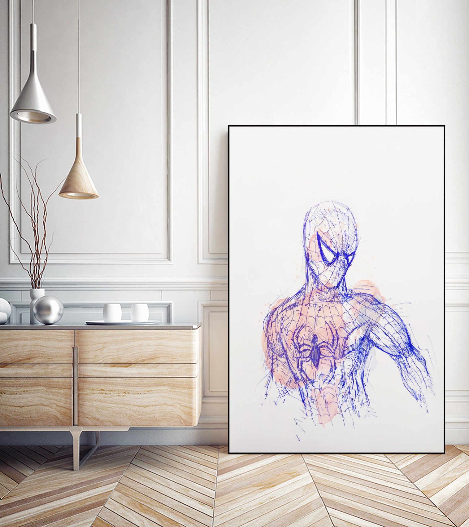 Spider-Man by Koen Cheung Mok on GIANT ART - white character design