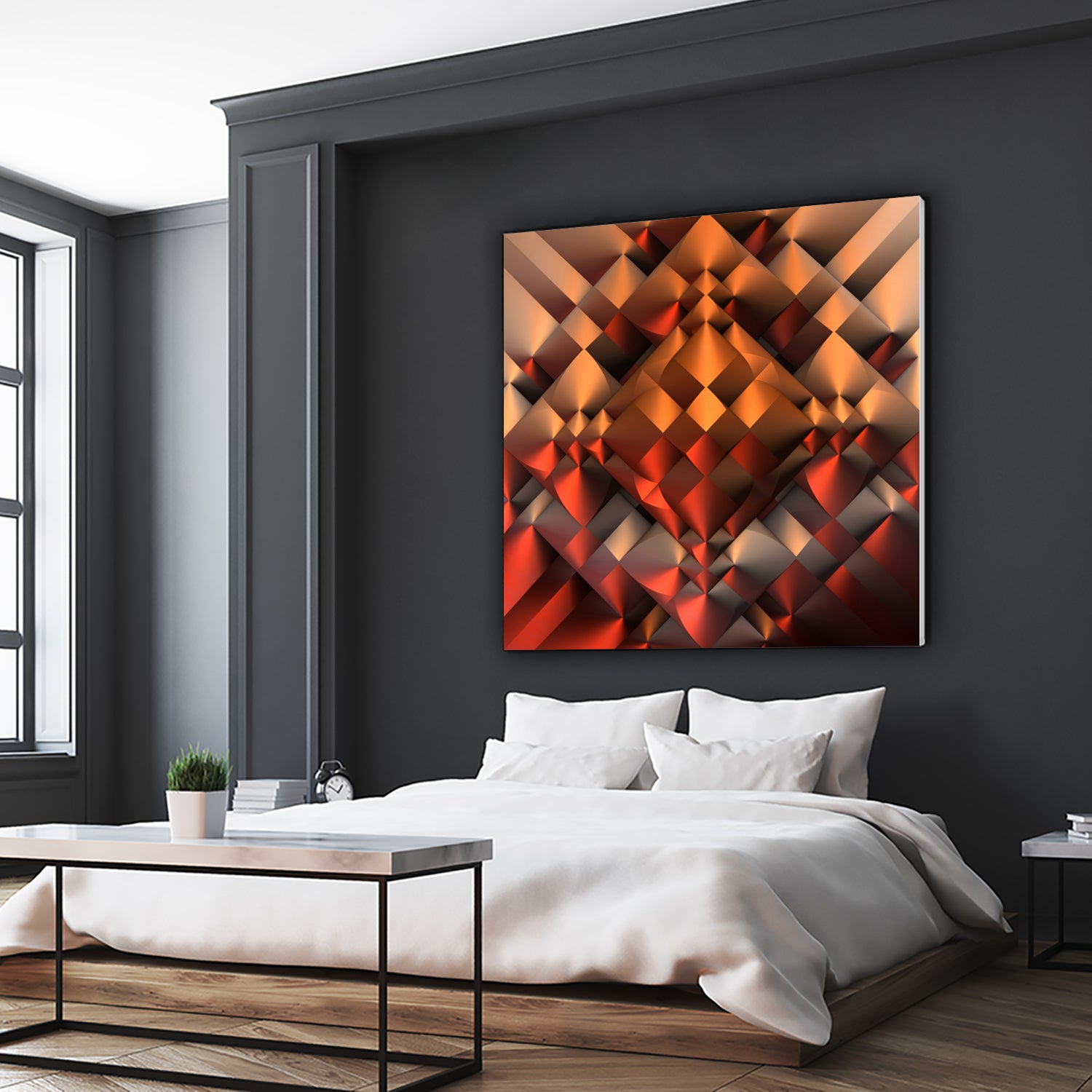 Copper Toned by Lyle Hatch on GIANT ART - orange 3d art