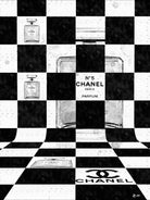 Chanel Chess by Daniel Janda on GIANT ART - black mixed media