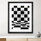 Chanel Chess by Daniel Janda on GIANT ART - black mixed media