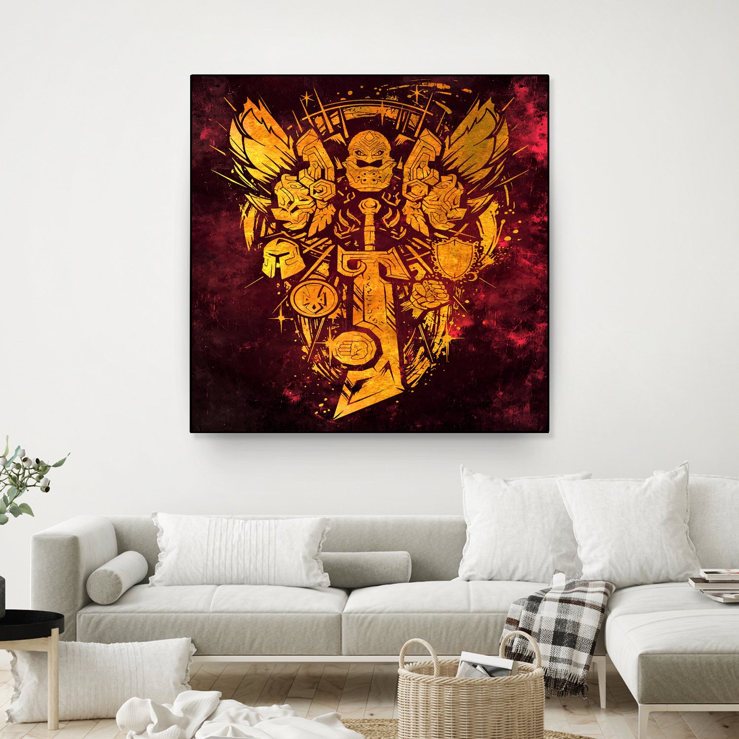 World of Warcraft *Paladin Crest* by SucculentBurger Zolich on GIANT ART - yellow digital drawing