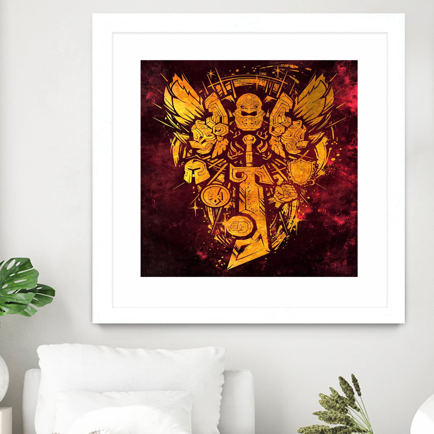 World of Warcraft *Paladin Crest* by SucculentBurger Zolich on GIANT ART - yellow digital drawing