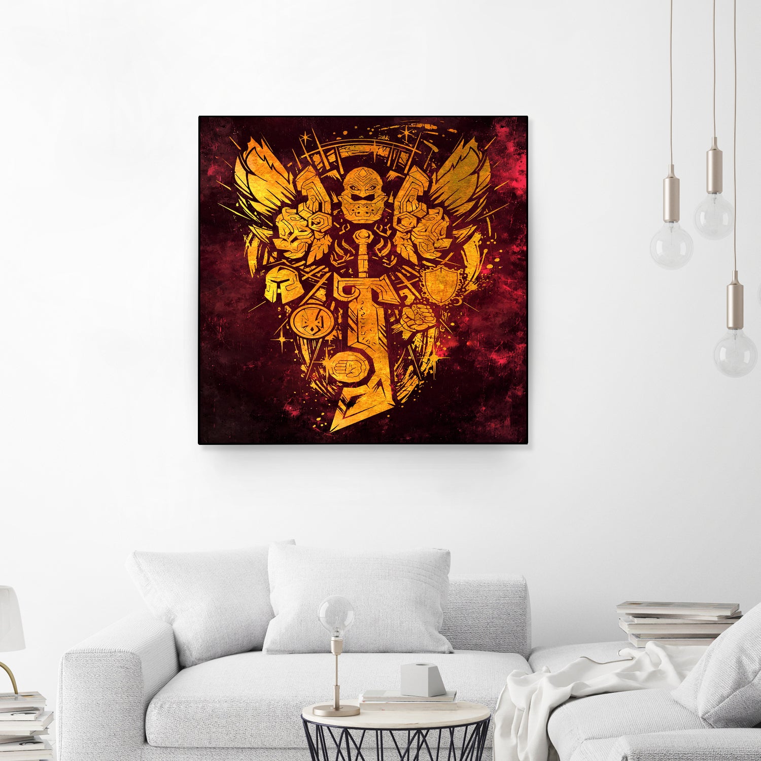 World of Warcraft *Paladin Crest* by SucculentBurger Zolich on GIANT ART - yellow digital drawing