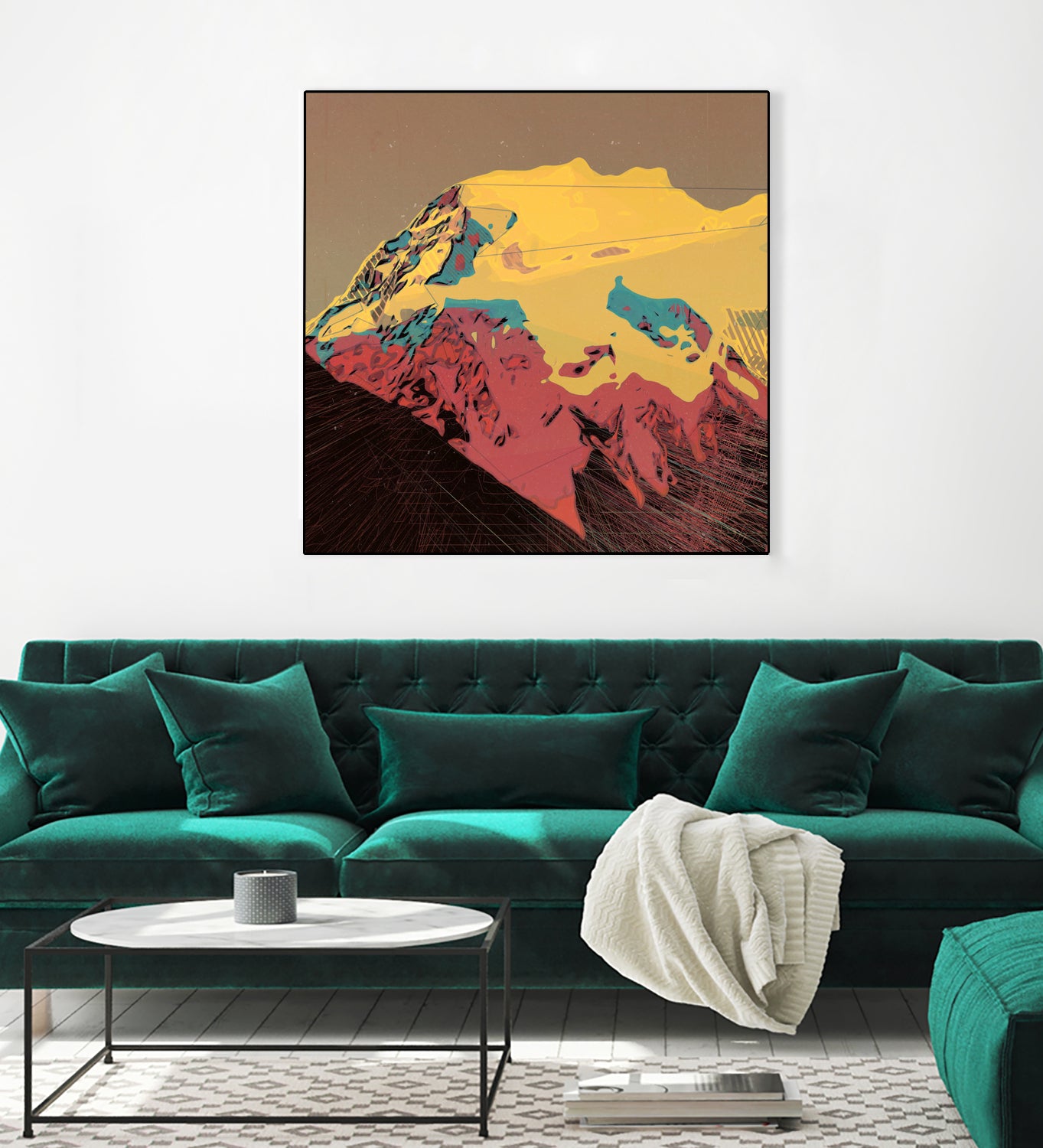 Seasons by Jamison Gish on GIANT ART - yellow digital painting