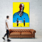 Breaking bad Gus Fring by Paola Morpheus on GIANT ART - blue digital painting