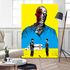 Breaking bad Gus Fring by Paola Morpheus on GIANT ART - blue digital painting