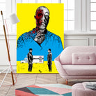 Breaking bad Gus Fring by Paola Morpheus on GIANT ART - blue digital painting