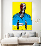 Breaking bad Gus Fring by Paola Morpheus on GIANT ART - blue digital painting