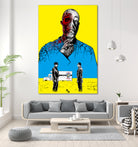 Breaking bad Gus Fring by Paola Morpheus on GIANT ART - blue digital painting