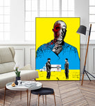 Breaking bad Gus Fring by Paola Morpheus on GIANT ART - blue digital painting