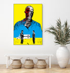 Breaking bad Gus Fring by Paola Morpheus on GIANT ART - blue digital painting