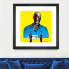 Breaking bad Gus Fring by Paola Morpheus on GIANT ART - blue digital painting