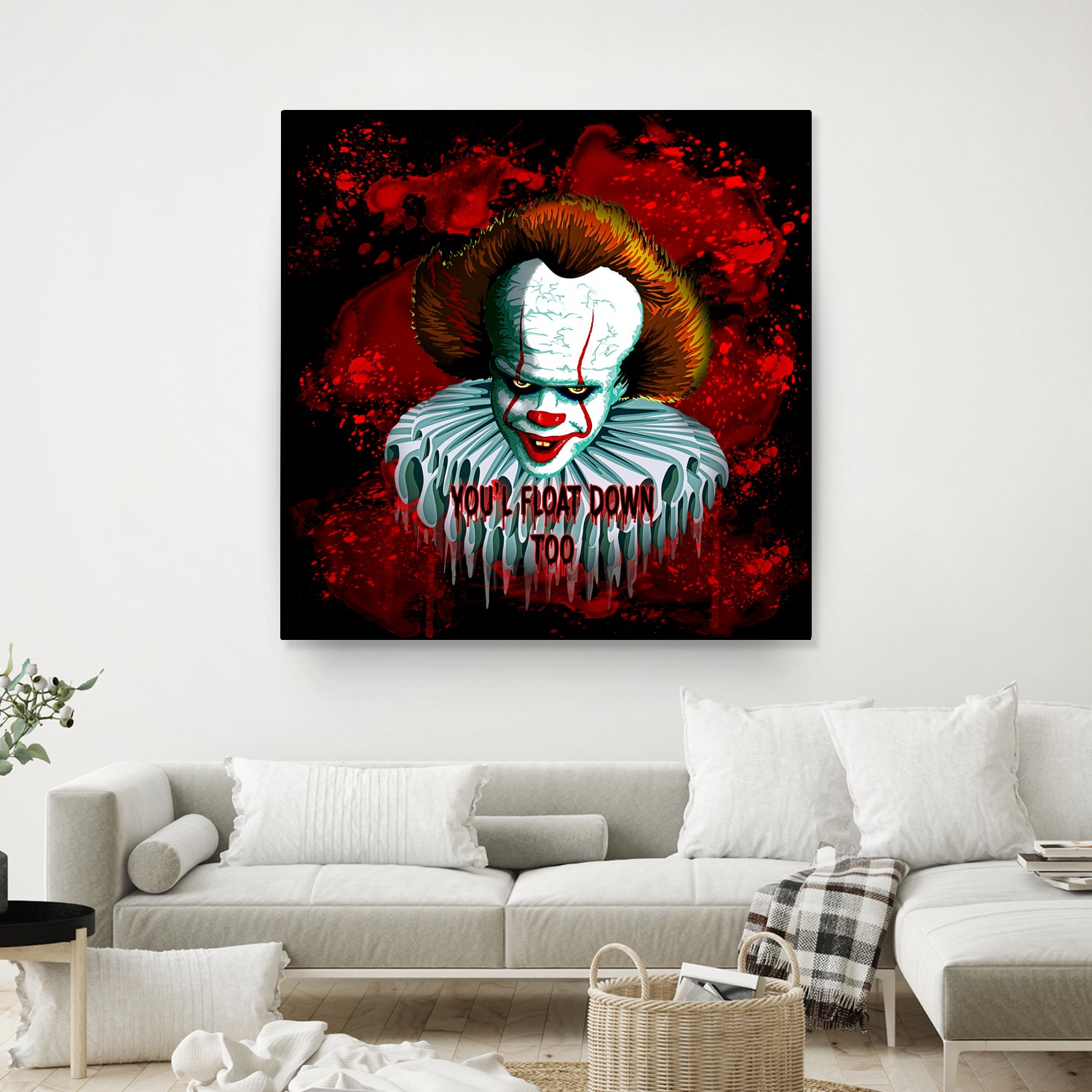 Pennywise IT 2017 Vector Graphics Artwork based on it by Monica Terrana on GIANT ART - black character design