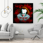 Pennywise IT 2017 Vector Graphics Artwork based on it by Monica Terrana on GIANT ART - black character design