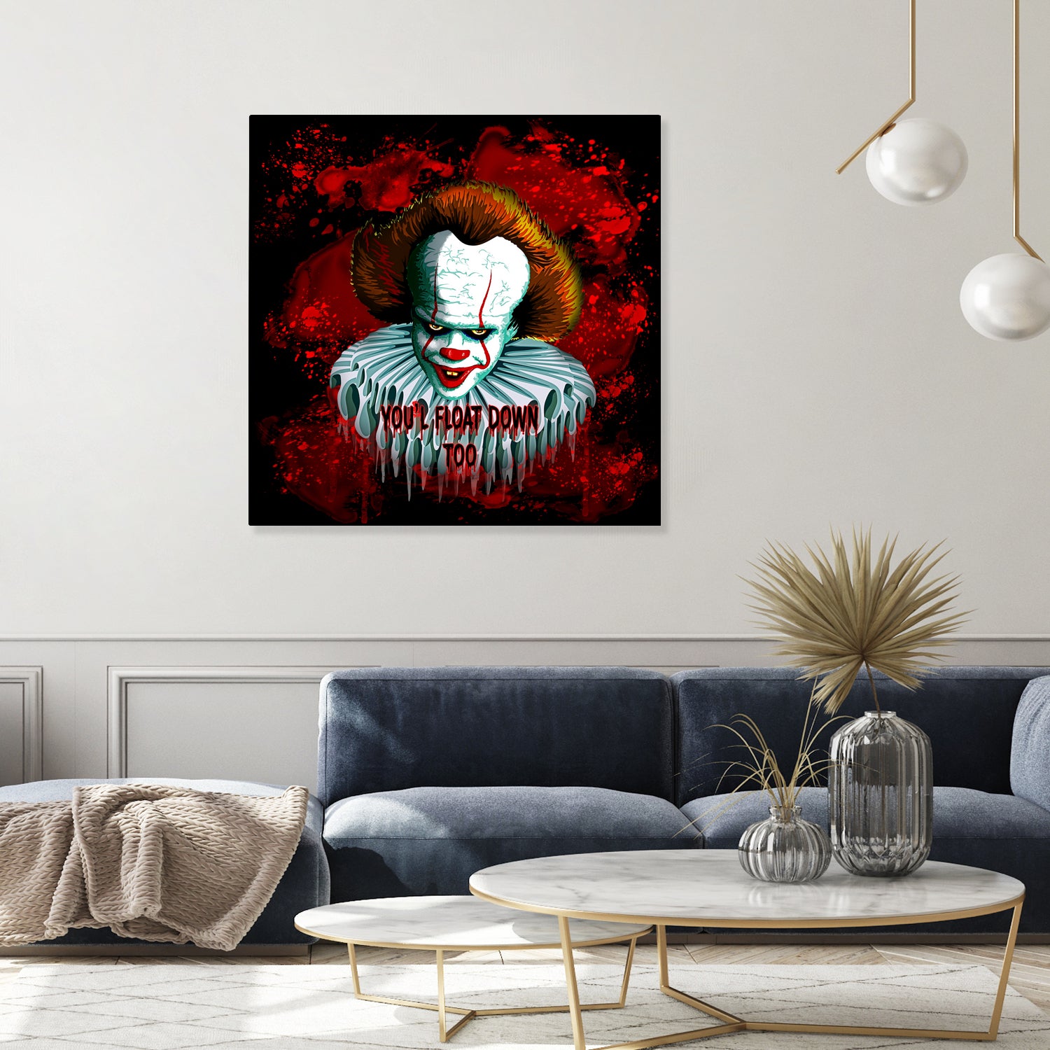 Pennywise IT 2017 Vector Graphics Artwork based on it by Monica Terrana on GIANT ART - black character design