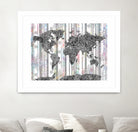 world map mandala grey by Bekim Mehovic on GIANT ART - gray digital painting