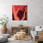 Lava Marble 024 by Jelena Obradovic on GIANT ART - red vector illustration