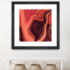 Lava Marble 024 by Jelena Obradovic on GIANT ART - red vector illustration