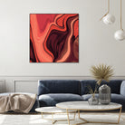 Lava Marble 024 by Jelena Obradovic on GIANT ART - red vector illustration