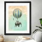 ballon elephant by Vin Zzep on GIANT ART - white digital painting