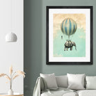 ballon elephant by Vin Zzep on GIANT ART - white digital painting