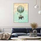 ballon elephant by Vin Zzep on GIANT ART - white digital painting