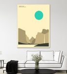 YOSEMITE NATIONAL PARK (Yosemite Valley) by Jazzberry Blue on GIANT ART - blue vector illustration