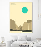 YOSEMITE NATIONAL PARK (Yosemite Valley) by Jazzberry Blue on GIANT ART - blue vector illustration