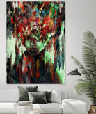 Chaotic Mind by Francis Mi Oza on GIANT ART - black digital painting