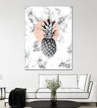 Marble Pineapple 053 by Jelena Obradovic on GIANT ART - white vector illustration