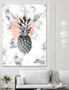 Marble Pineapple 053 by Jelena Obradovic on GIANT ART - white vector illustration