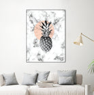 Marble Pineapple 053 by Jelena Obradovic on GIANT ART - white vector illustration