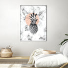 Marble Pineapple 053 by Jelena Obradovic on GIANT ART - white vector illustration