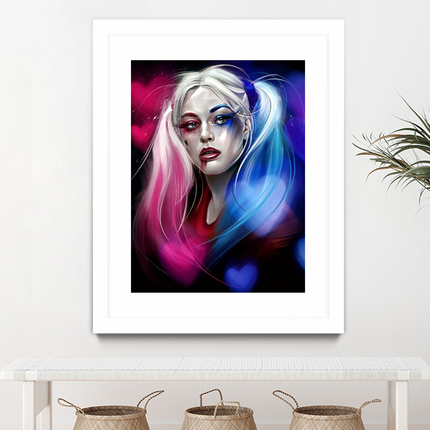 Harley Quinn by Dmitry Belov on GIANT ART - black digital painting