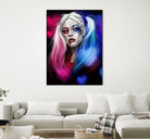 Harley Quinn by Dmitry Belov on GIANT ART - black digital painting