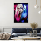 Harley Quinn by Dmitry Belov on GIANT ART - black digital painting