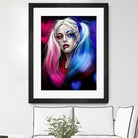 Harley Quinn by Dmitry Belov on GIANT ART - black digital painting