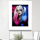 Harley Quinn by Dmitry Belov on GIANT ART - black digital painting