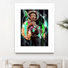 Jimi Hendrix by Dmitry Belov on GIANT ART - black digital painting