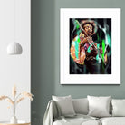 Jimi Hendrix by Dmitry Belov on GIANT ART - black digital painting