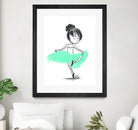 WinterBallerina by Holly Hatam on GIANT ART - blue digital drawing