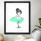 WinterBallerina by Holly Hatam on GIANT ART - blue digital drawing