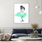 WinterBallerina by Holly Hatam on GIANT ART - blue digital drawing