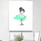 WinterBallerina by Holly Hatam on GIANT ART - blue digital drawing