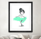 WinterBallerina by Holly Hatam on GIANT ART - blue digital drawing