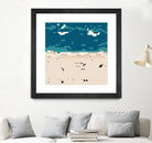 Miami beach by antony squizzato on GIANT ART - blue digital painting