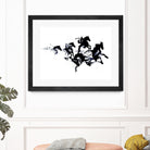 Black horses by Robert Farkas on GIANT ART - black digital drawing