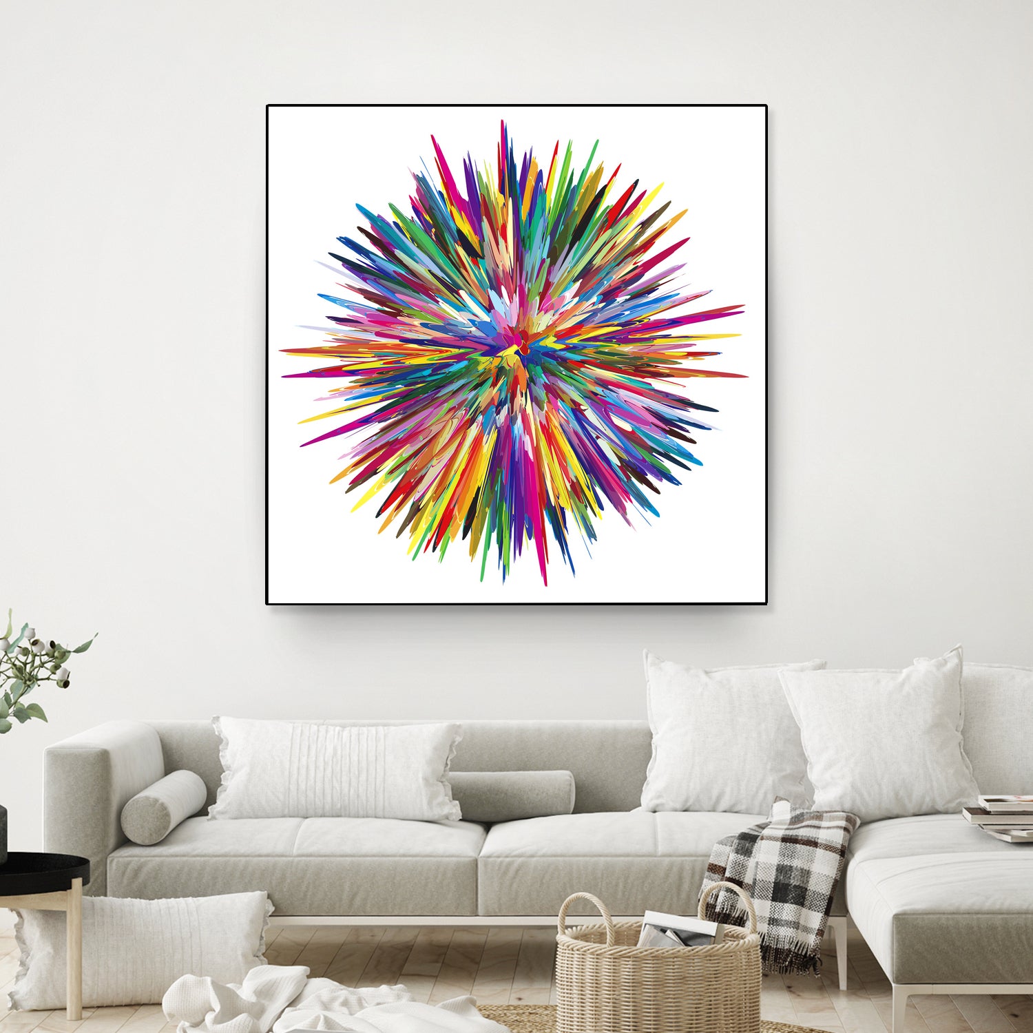 Color Explosion Three by Florian Habermann on GIANT ART - yellow vector illustration