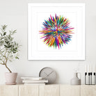 Color Explosion Three by Florian Habermann on GIANT ART - yellow vector illustration