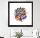 Color Explosion Three by Florian Habermann on GIANT ART - yellow vector illustration